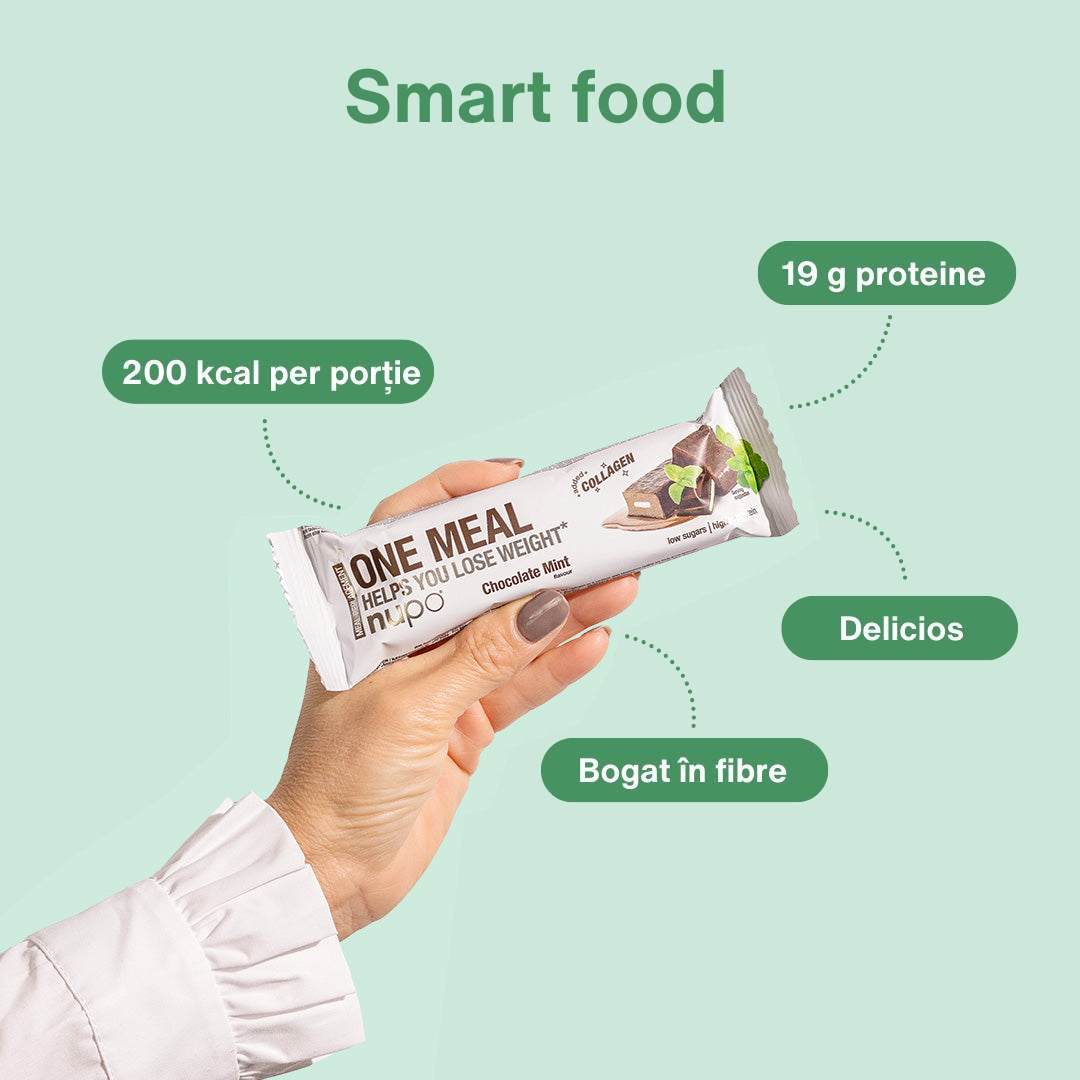 Batonul One Meal Ciocolata cu Menta, 1 masă