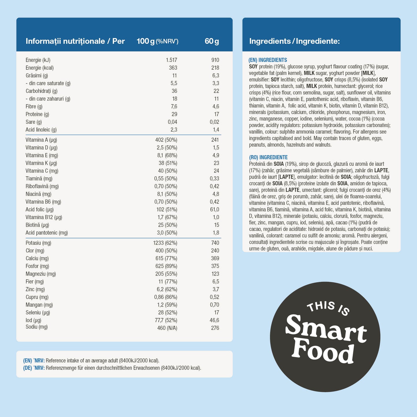 Batonul One Meal Cookie Crunch, 15 mese