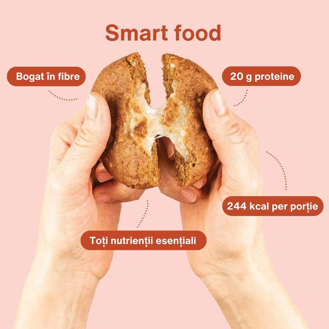 One Meal +Prime Fursecuri Măr & Scorțișoară, 12 mese
