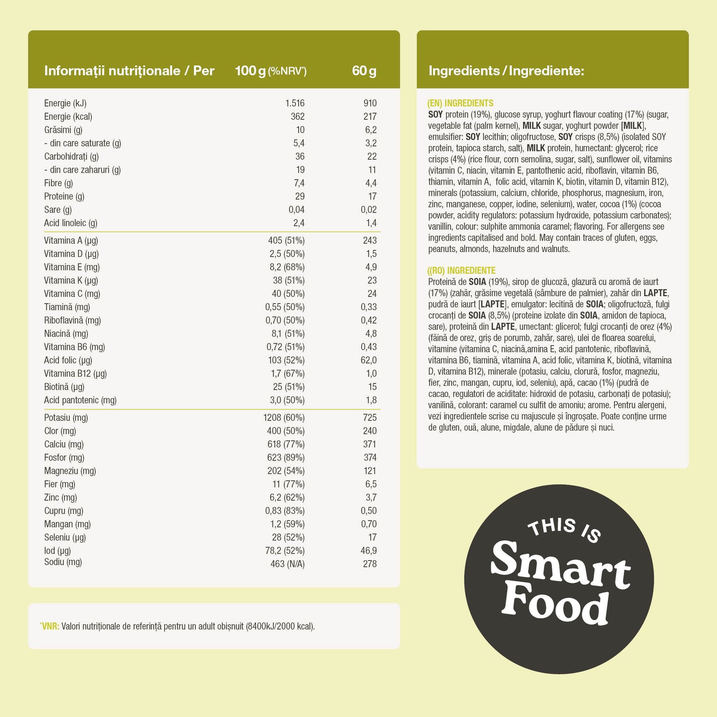 Batonul One Meal Lemon Crunch, 15 mese