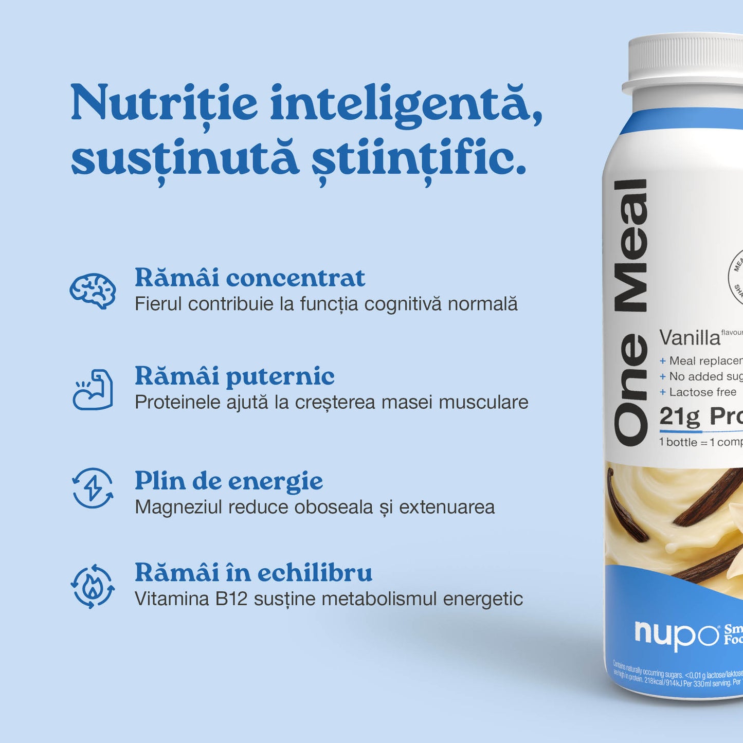 One Meal Shake Vanilie / 1 masă