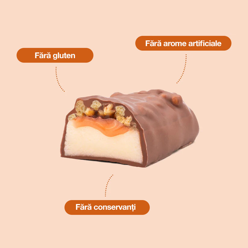 Batonul Proteic Peanut Caramel Crunch, 1 bucată