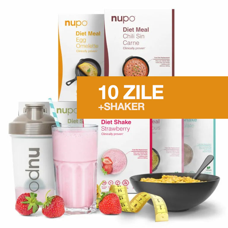 Program de Slăbit / Program Detox Nupo - 10 zile (58 de mese) cu Shaker
