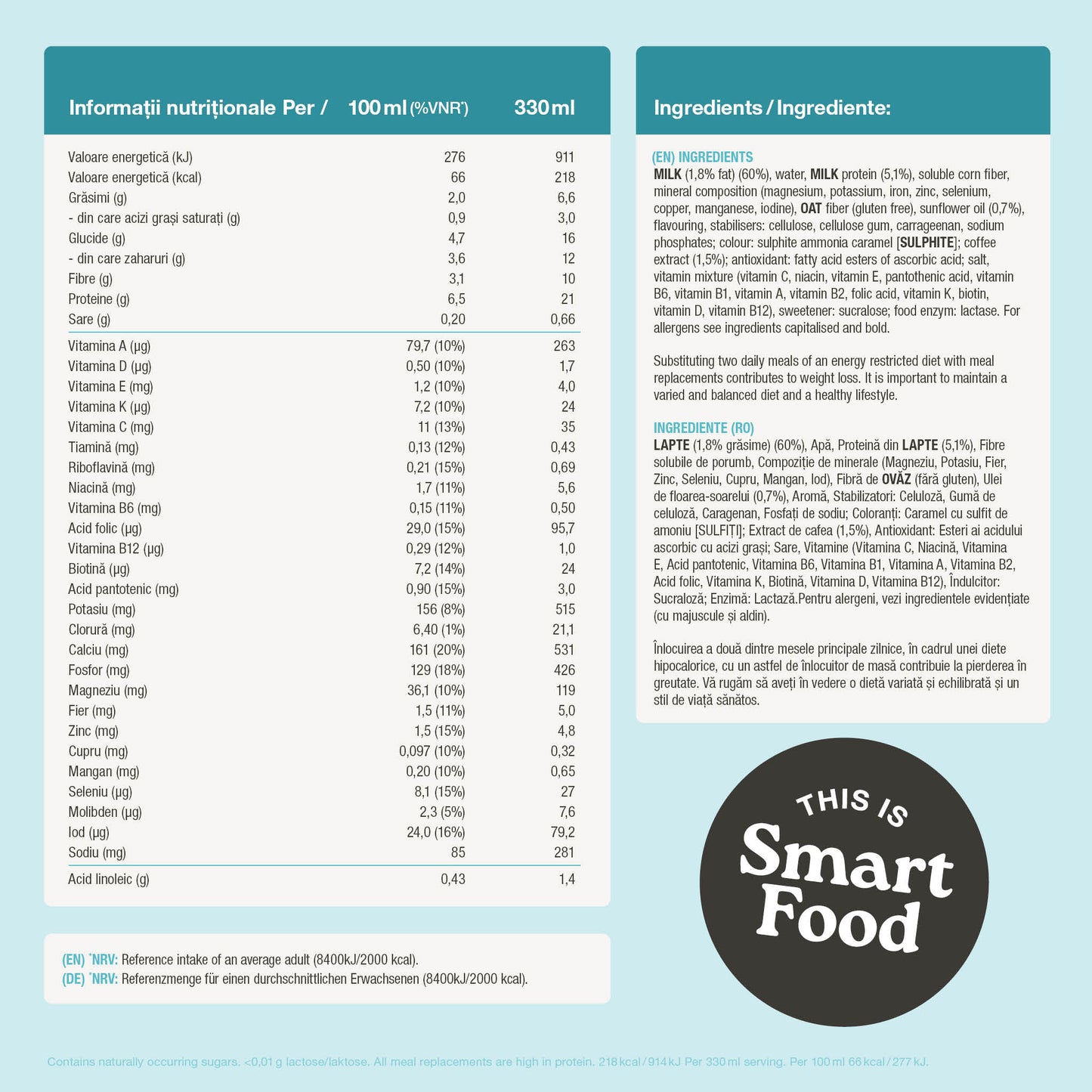 One Meal Shake Caffe Latte / 12 mese