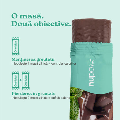 Batonul One Meal Ciocolata cu Menta Cadou