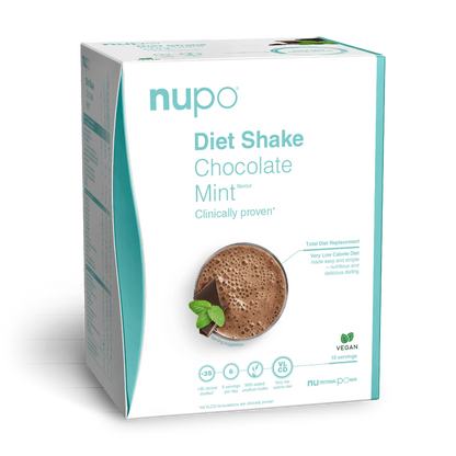 Dieta de slăbit Shake Ciocolată cu Mentă - Vegan, 10 mese