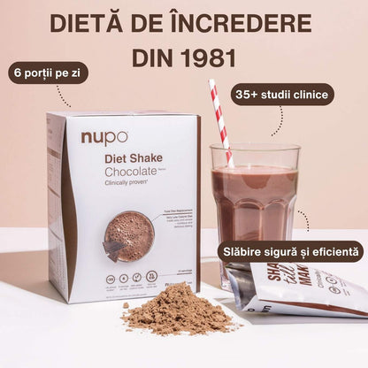 Dieta Nupo Shake Ciocolată, 12 mese