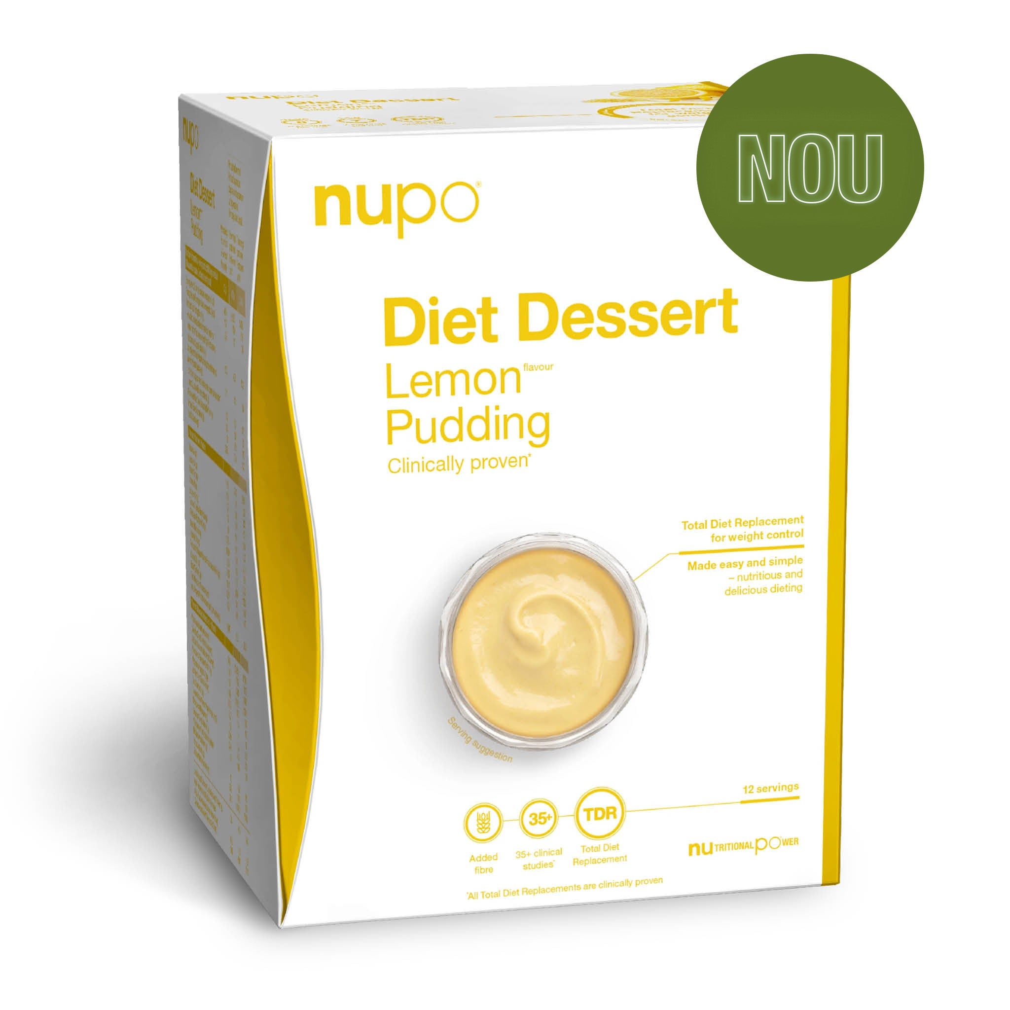 NOU! Dieta Nupo Desert Budincă de Lămâie, 12 mese