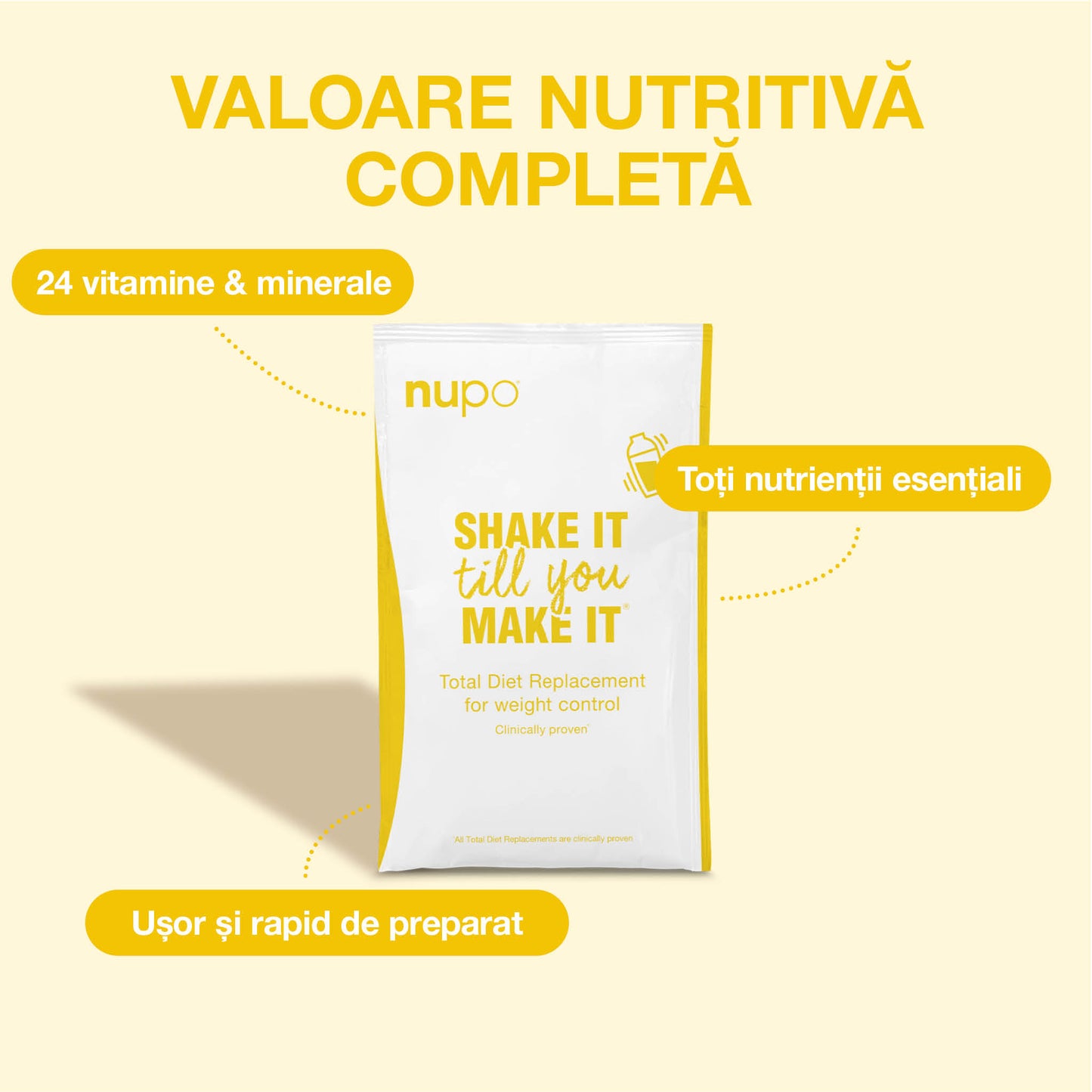 NOU! Dieta Nupo Desert Budincă de Lămâie, 10 mese