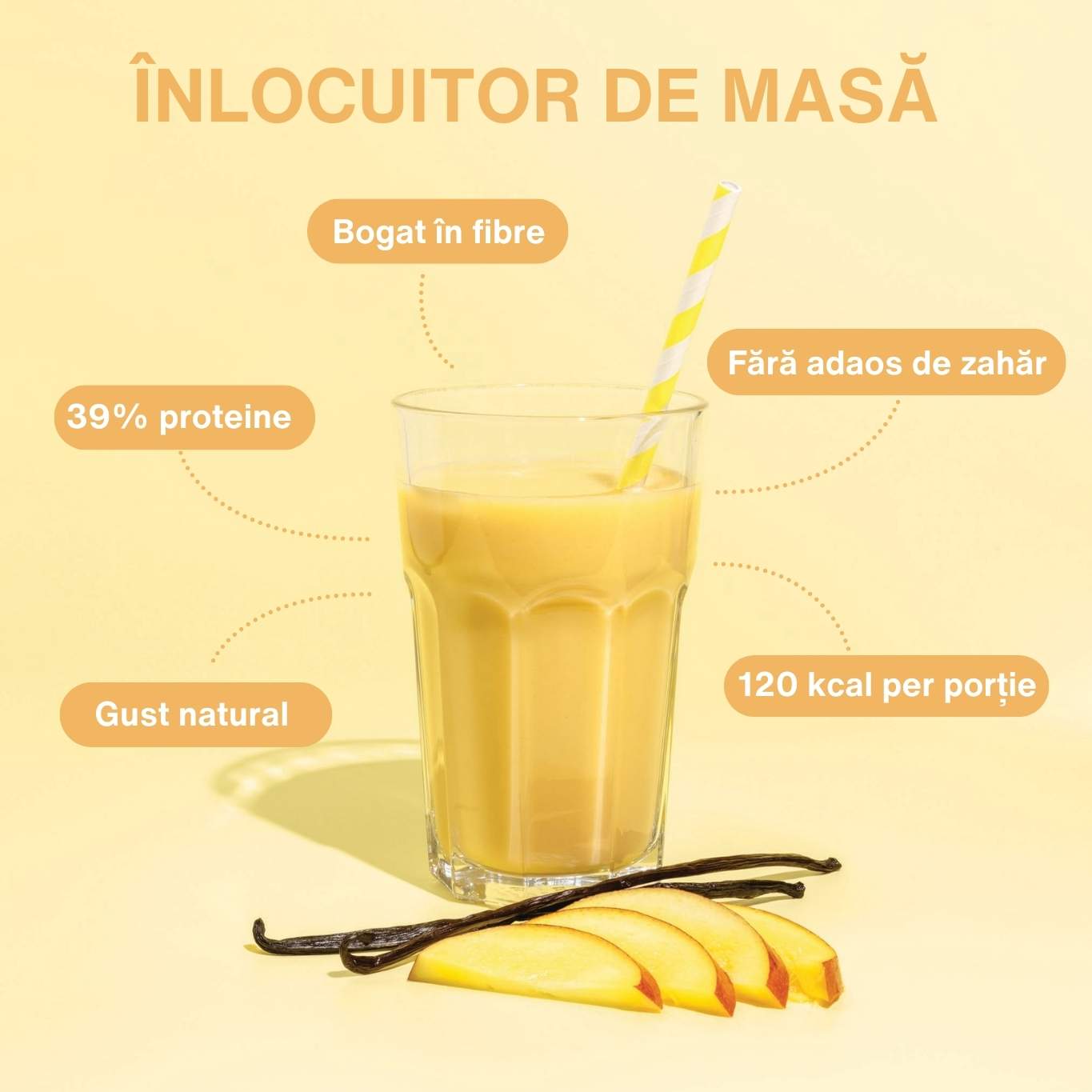 Dieta Shake Mango și Vanilie - 12 mese