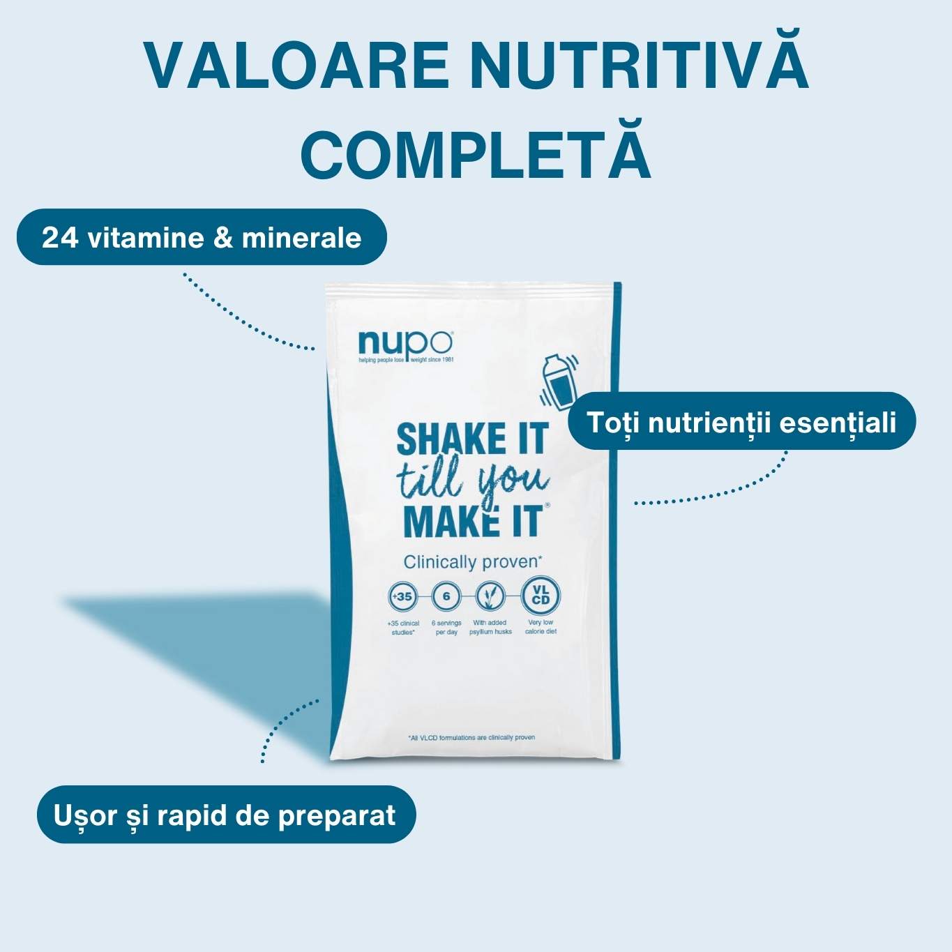 Dieta Shake Vanilie  - Vegan 10 mese