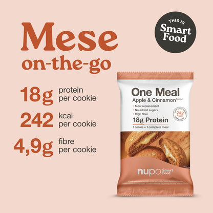One Meal +Prime Fursecuri Măr & Scorțișoară, 1 masă