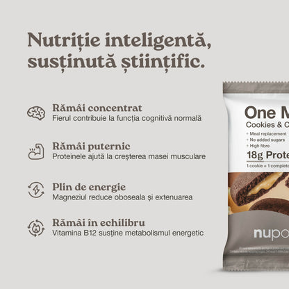 One Meal +Prime Fursecuri Cookies & Cream, 1 masă