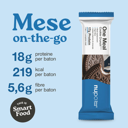 Batonul One Meal Cookie Crunch, 15 mese