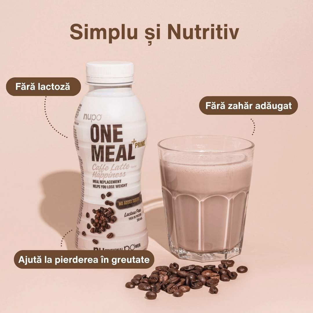 One Meal ⁺Prime Shake Caffe Latte Happiness / 1 masă