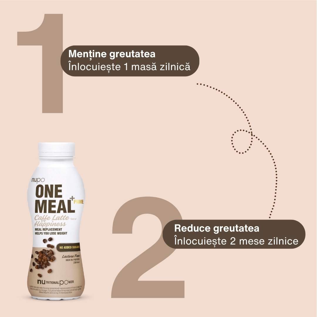 One Meal ⁺Prime Shake Caffe Latte Happiness / 1 masă