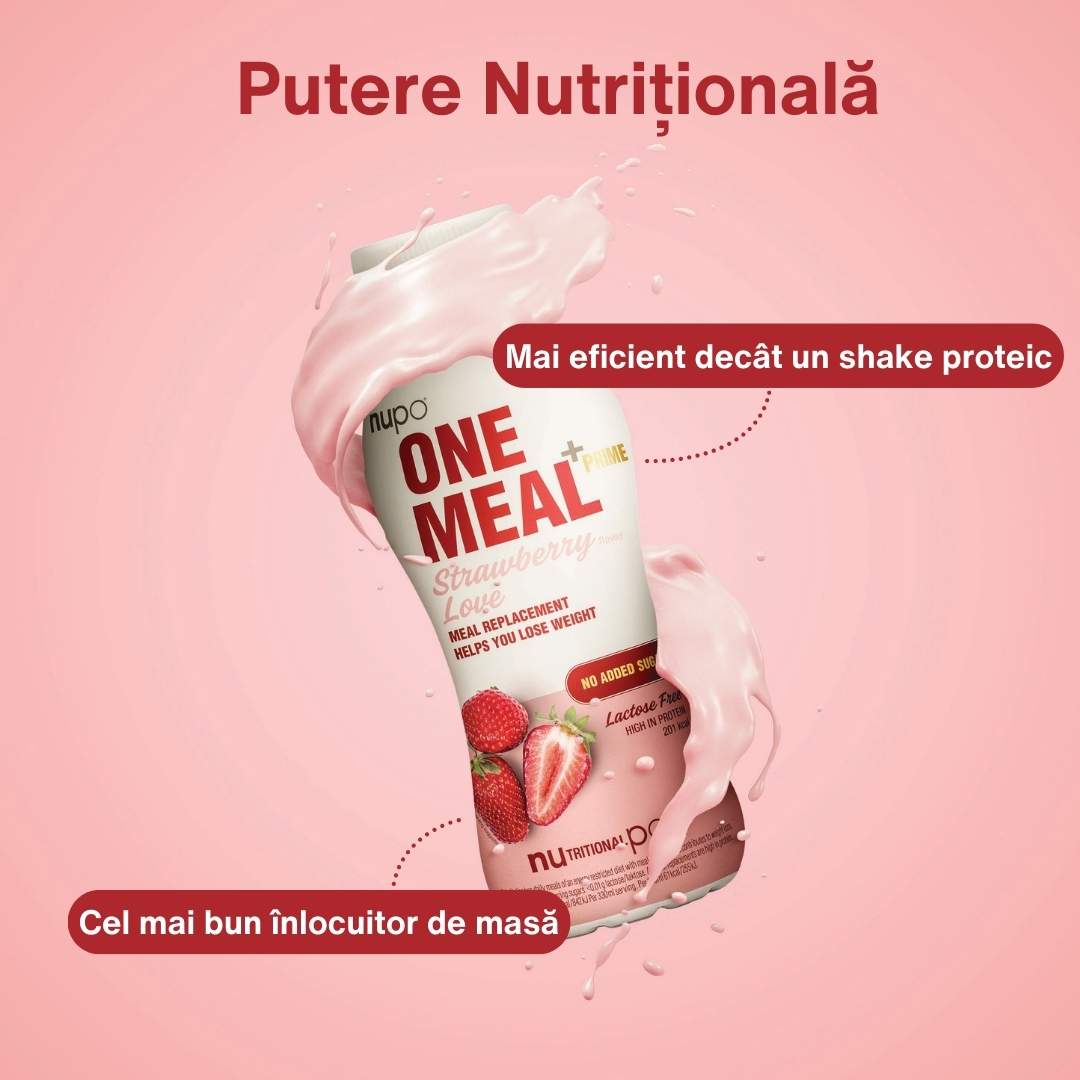 One Meal⁺Prime Shake Strawberry Love / 1 masă