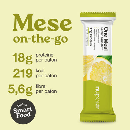 Batonul One Meal Lemon Crunch, 15 mese