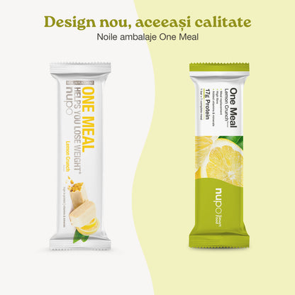 Batonul One Meal Lemon Crunch, 1 masă
