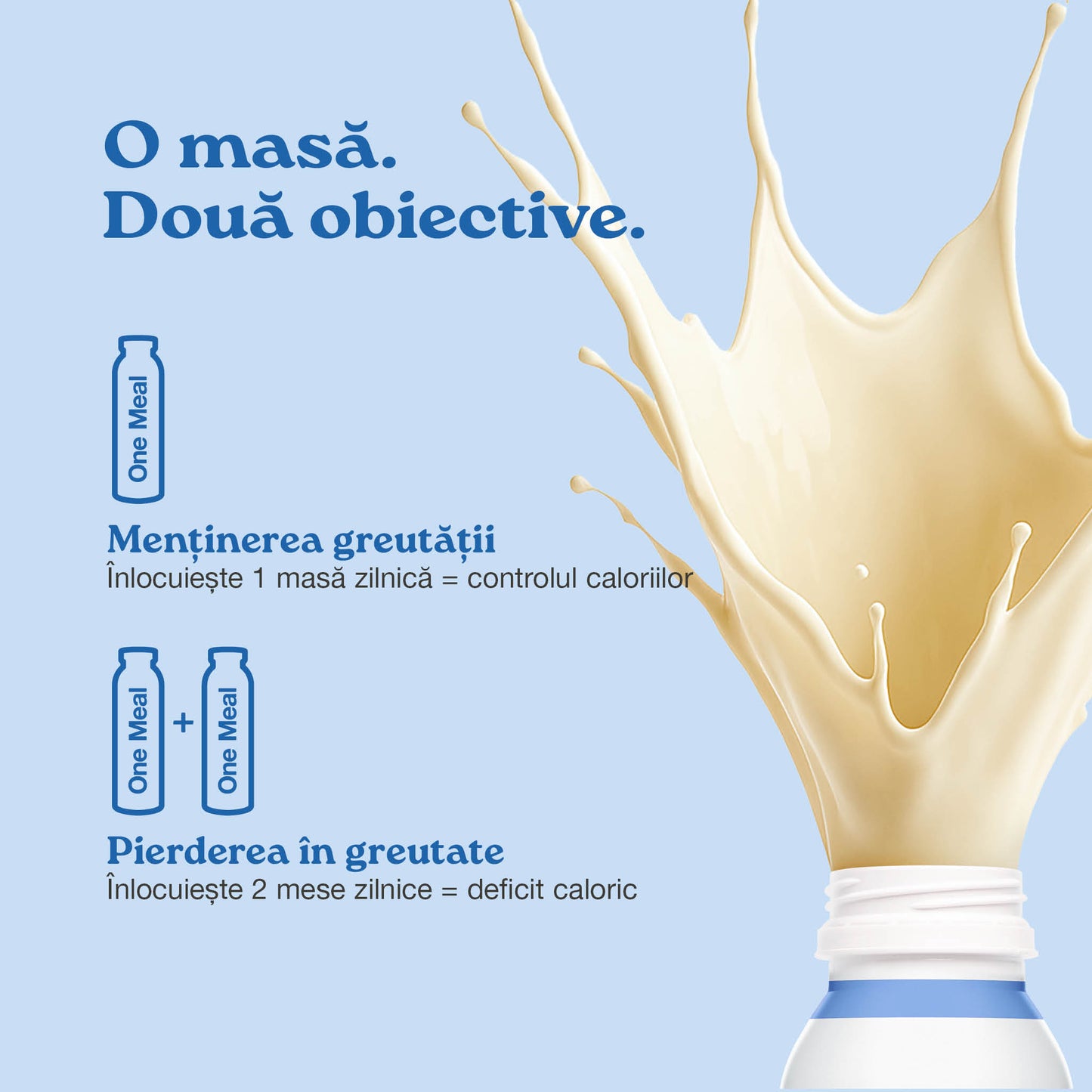 One Meal Shake Vanilie / 1 masă