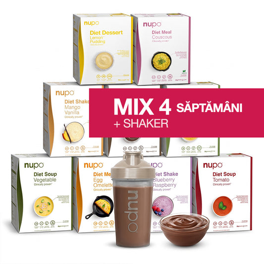 Programul de slăbit Nupo MIX 4 Săptămâni cu shaker